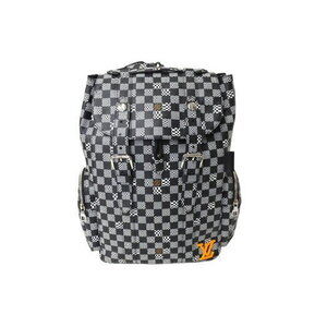 Louis Vuitton Damier Distorted Christopher Backpack Black White Virgil